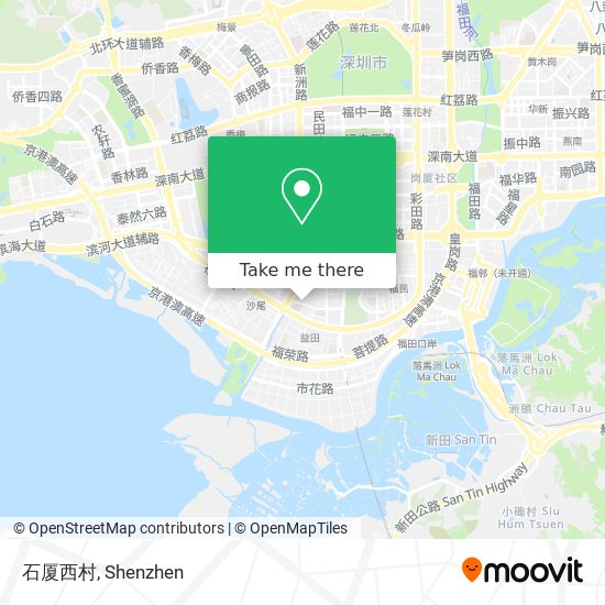石厦西村 map