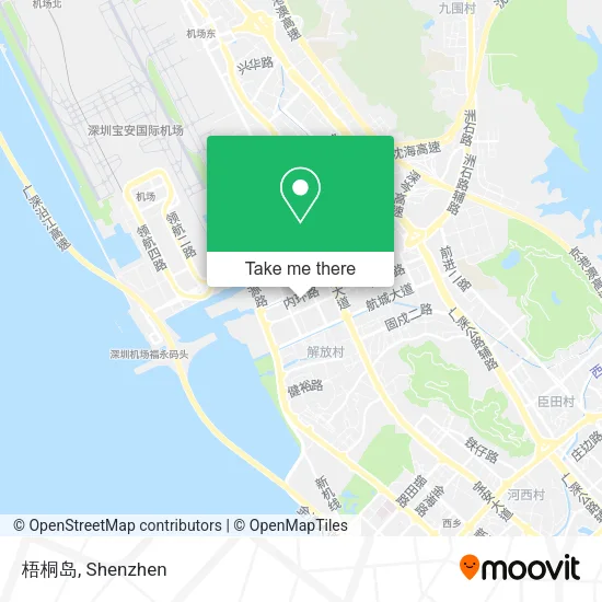 梧桐岛 map
