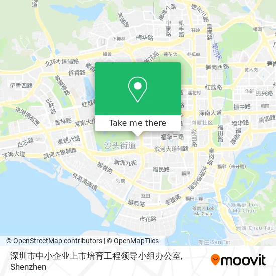 深圳市中小企业上市培育工程领导小组办公室 map