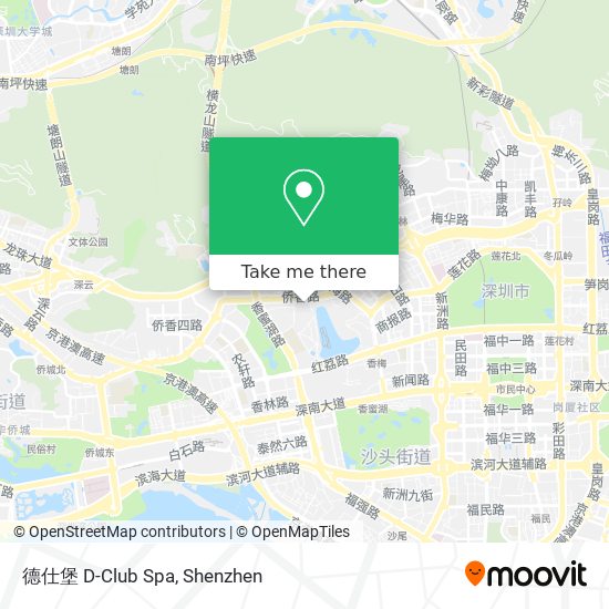 德仕堡 D-Club Spa map