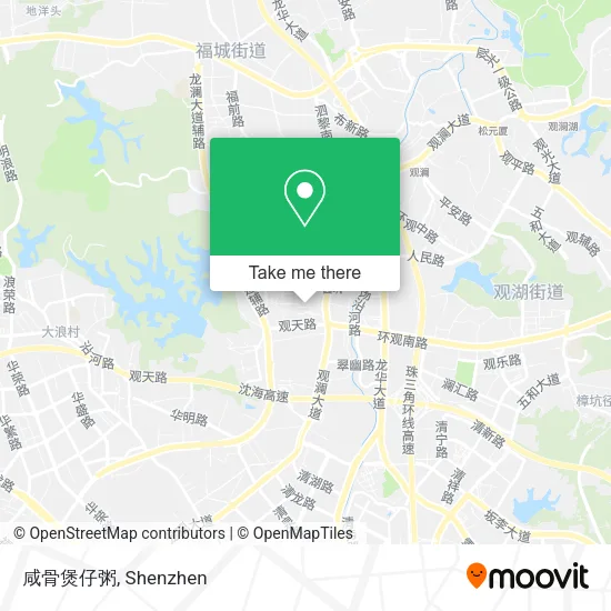 咸骨煲仔粥 map