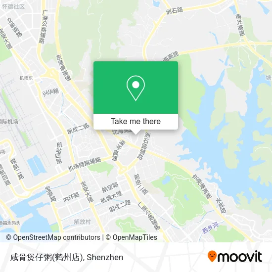 咸骨煲仔粥(鹤州店) map
