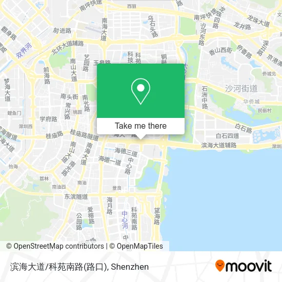 滨海大道/科苑南路(路口) map