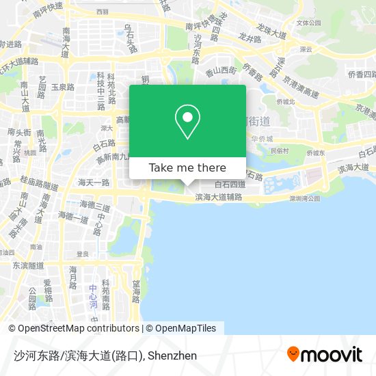 沙河东路/滨海大道(路口) map