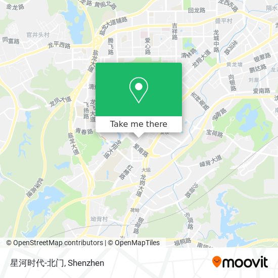 星河时代-北门 map