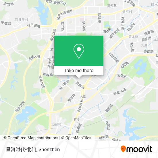 星河时代-北门 map