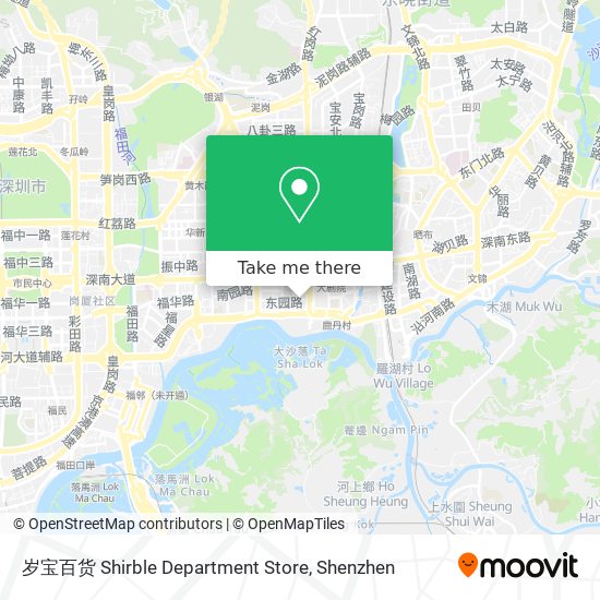 岁宝百货 Shirble Department Store map