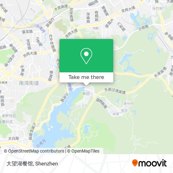 大望湖餐馆 map