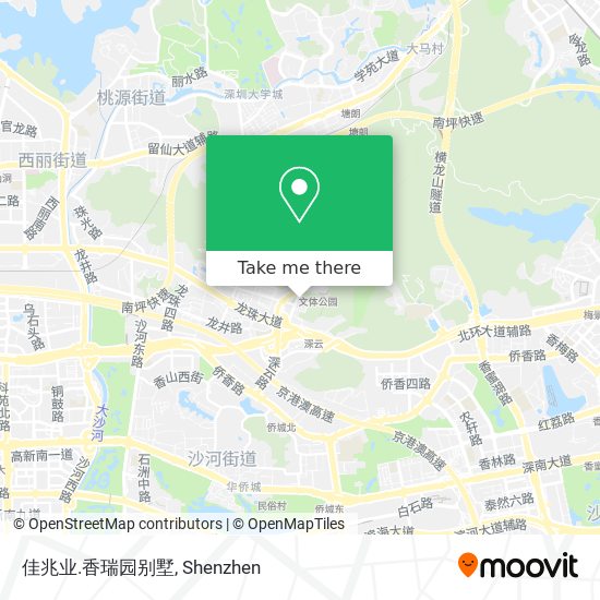 佳兆业.香瑞园别墅 map