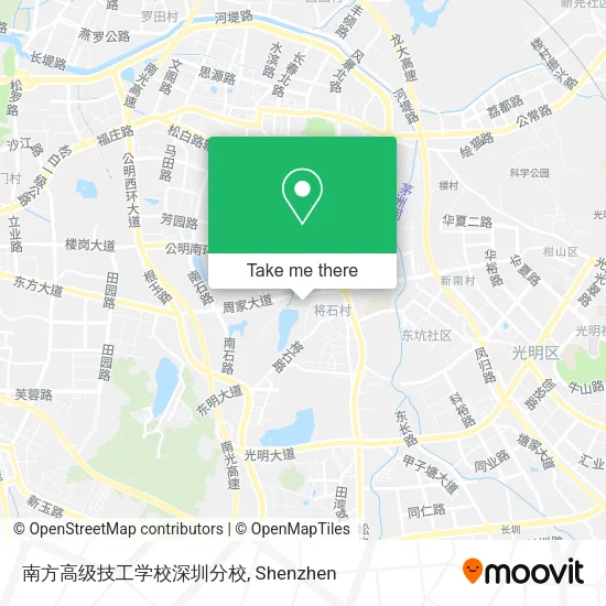 南方高级技工学校深圳分校 map