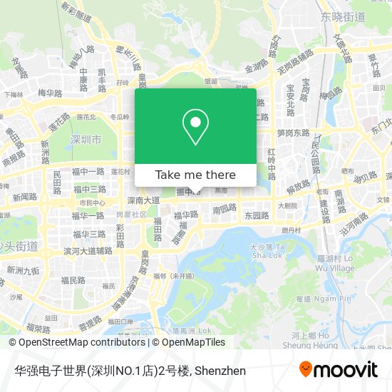 How To Get To 华强电子世界 深圳no 1店 2号楼in 福田区by Metro Or Bus