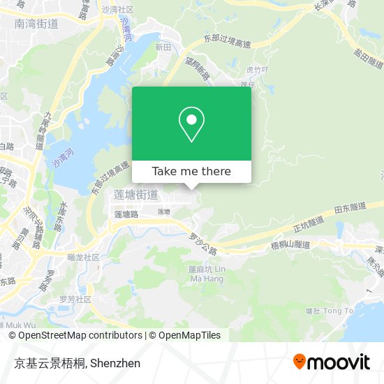 京基云景梧桐 map
