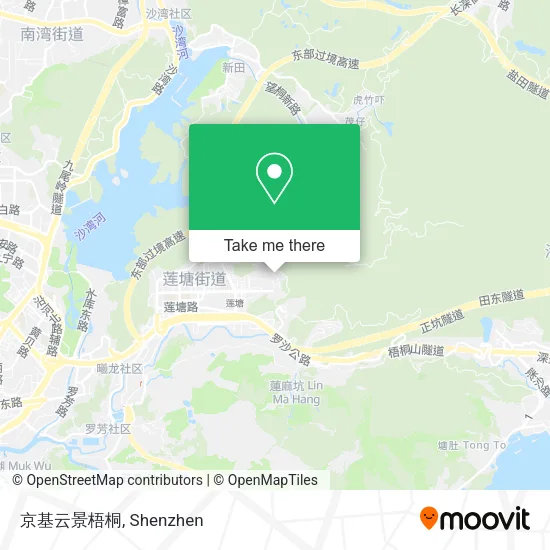 京基云景梧桐 map