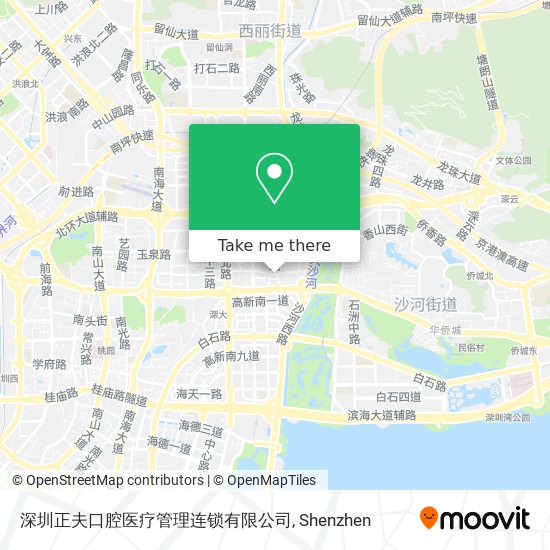 深圳正夫口腔医疗管理连锁有限公司 map
