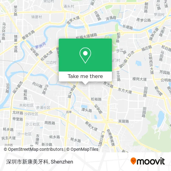 深圳市新康美牙科 map