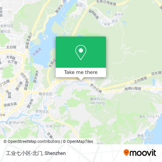 工业七小区-北门 map