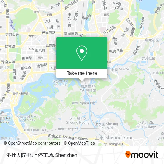 侨社大院-地上停车场 map