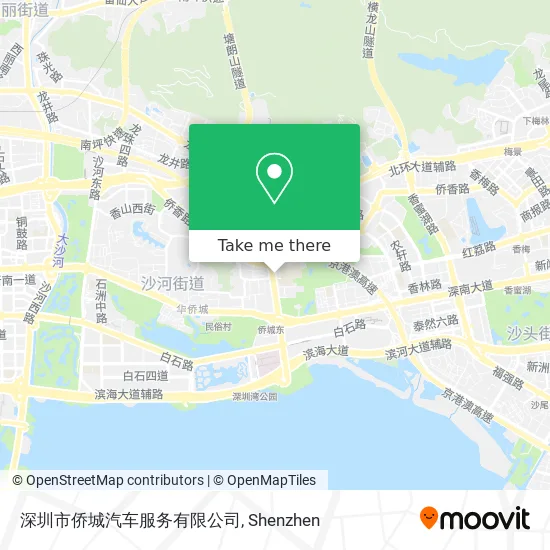 深圳市侨城汽车服务有限公司 map