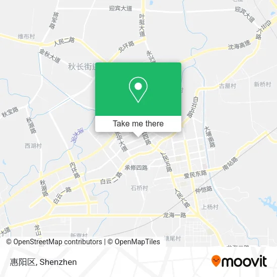 惠阳区 map