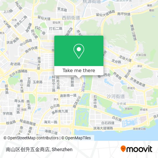 南山区创升五金商店 map
