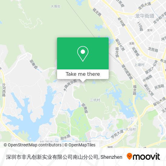 深圳市非凡创新实业有限公司南山分公司 map