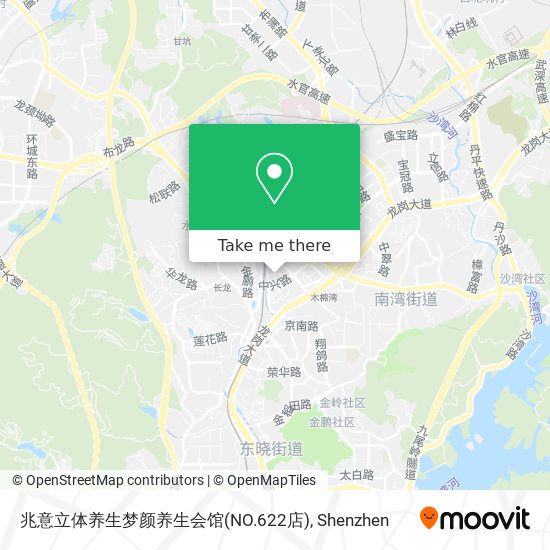 兆意立体养生梦颜养生会馆(NO.622店) map
