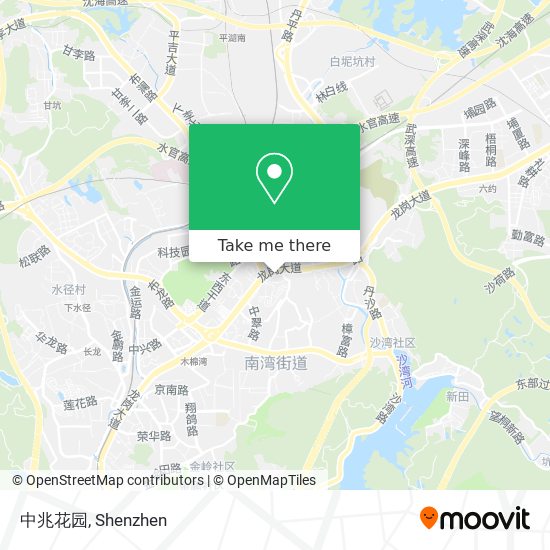 中兆花园 map