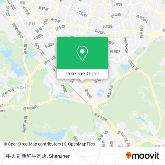牛大哥新鲜牛肉店 map