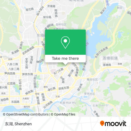 东湖 map