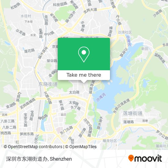 深圳市东湖街道办 map