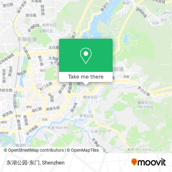 东湖公园-东门 map