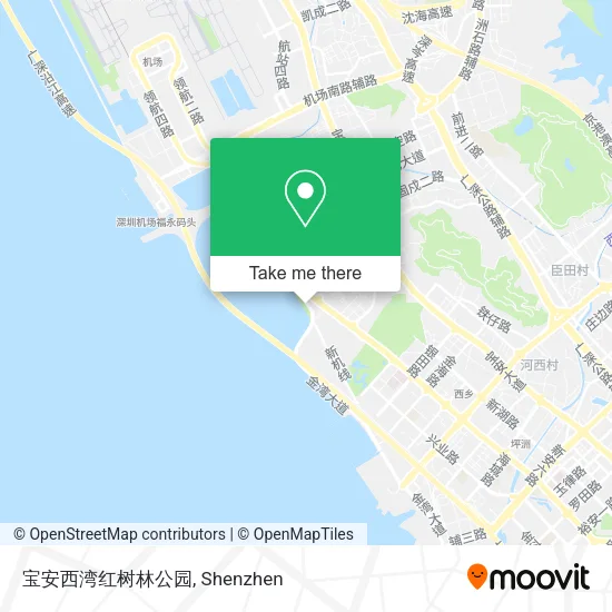 宝安西湾红树林公园 map