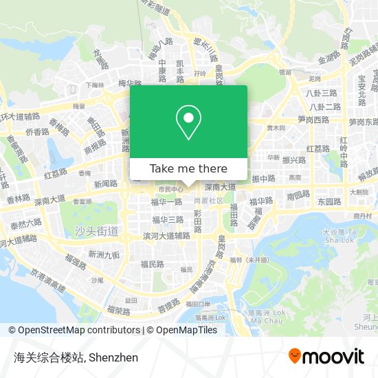 海关综合楼站 map