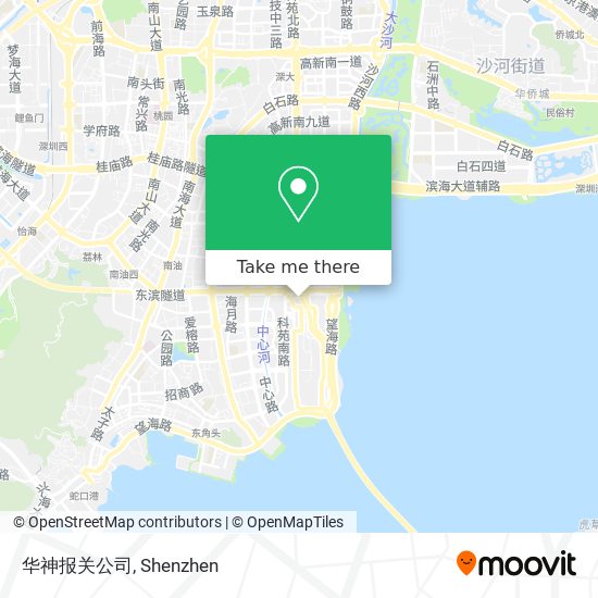 华神报关公司 map