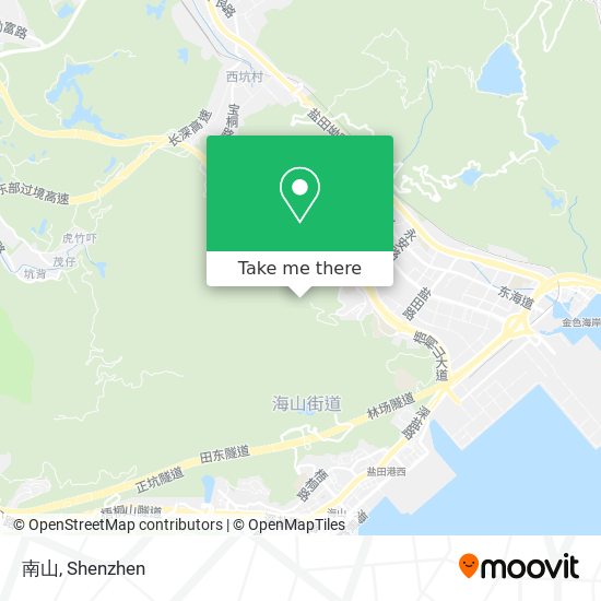 南山 map