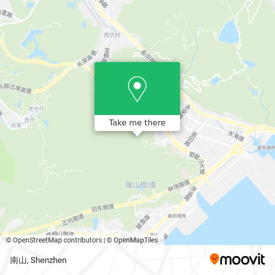 南山 map