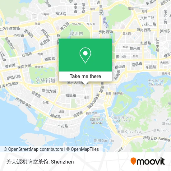 芳荣源棋牌室茶馆 map