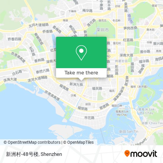 新洲村-48号楼 map