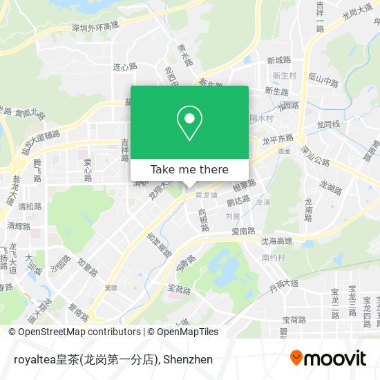 royaltea皇茶(龙岗第一分店) map