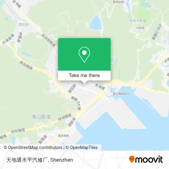 天地通水平汽修厂 map