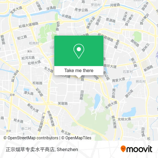 正宗烟草专卖水平商店 map