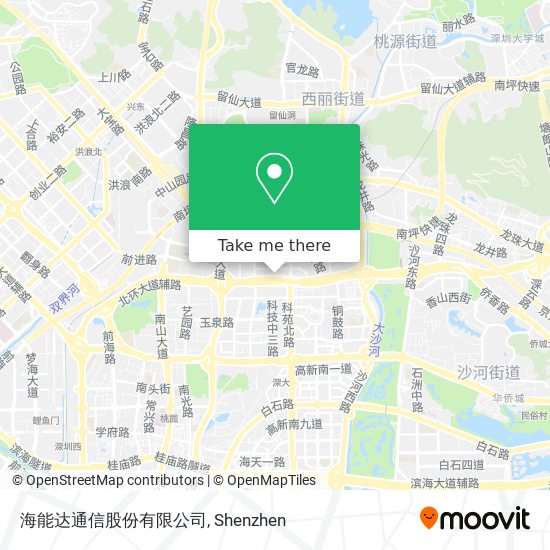 海能达通信股份有限公司 map