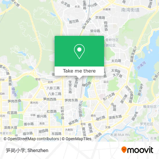 笋岗小学 map