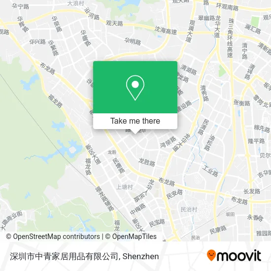 深圳市中青家居用品有限公司 map
