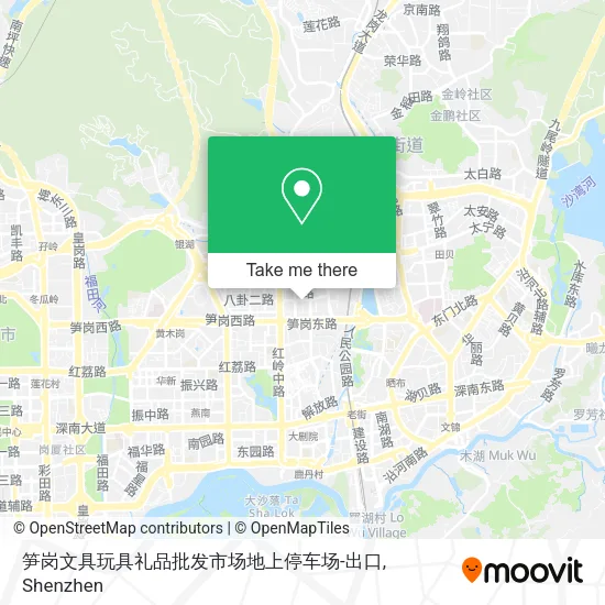 笋岗文具玩具礼品批发市场地上停车场-出口 map
