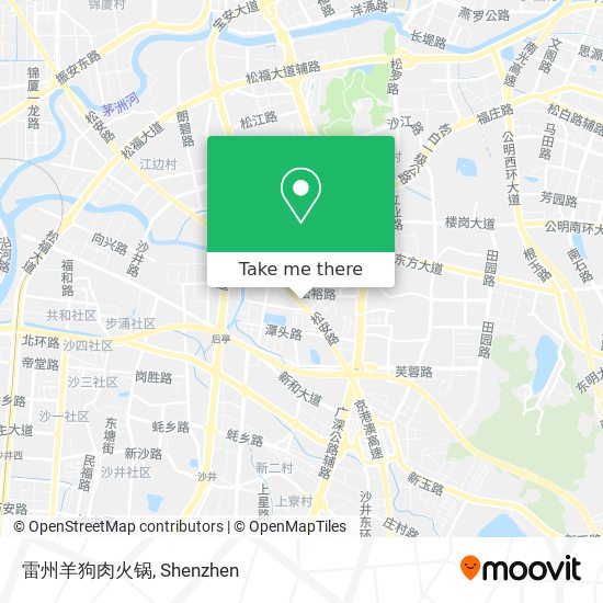 雷州羊狗肉火锅 map
