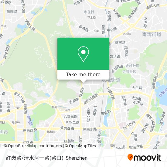 红岗路/清水河一路(路口) map