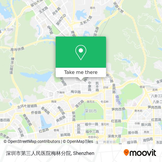 深圳市第三人民医院梅林分院 map