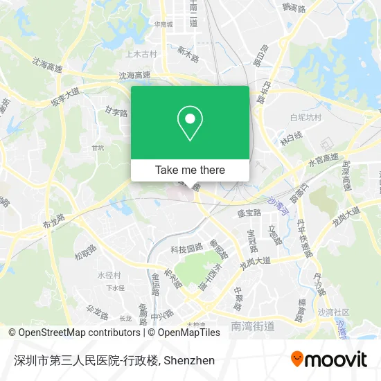 深圳市第三人民医院-行政楼 map