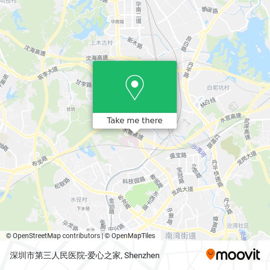 深圳市第三人民医院-爱心之家 map